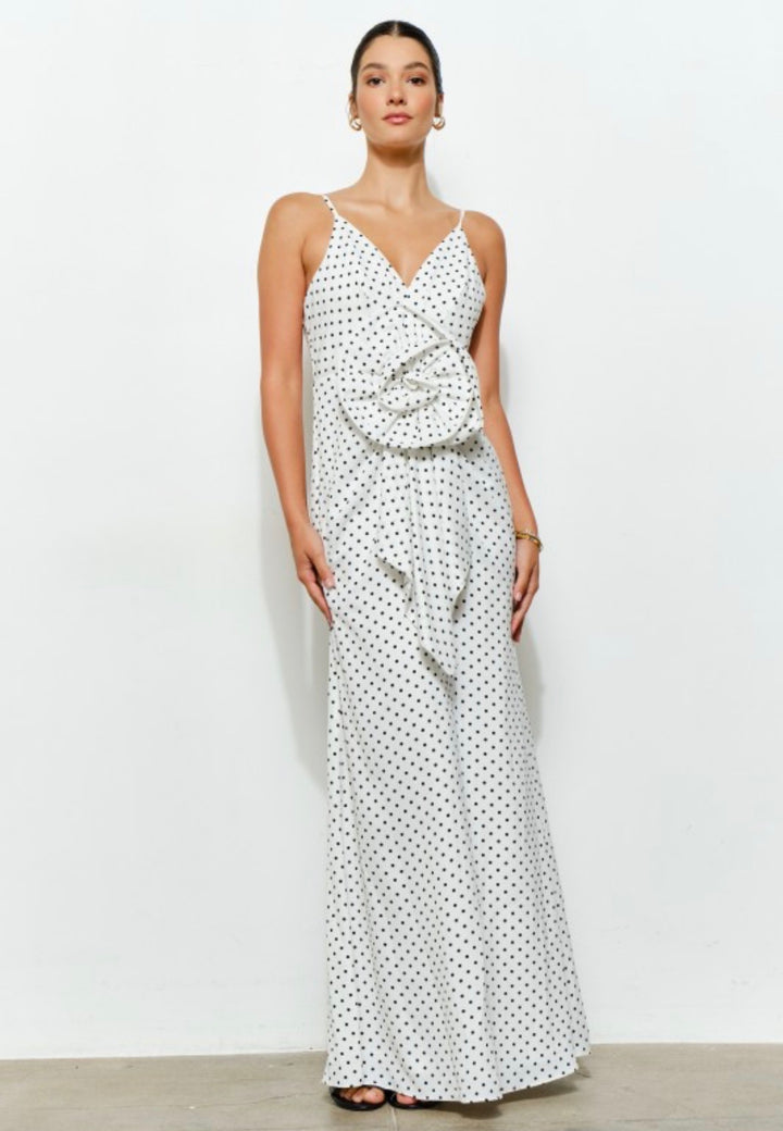 Rosette Maxi Dress
