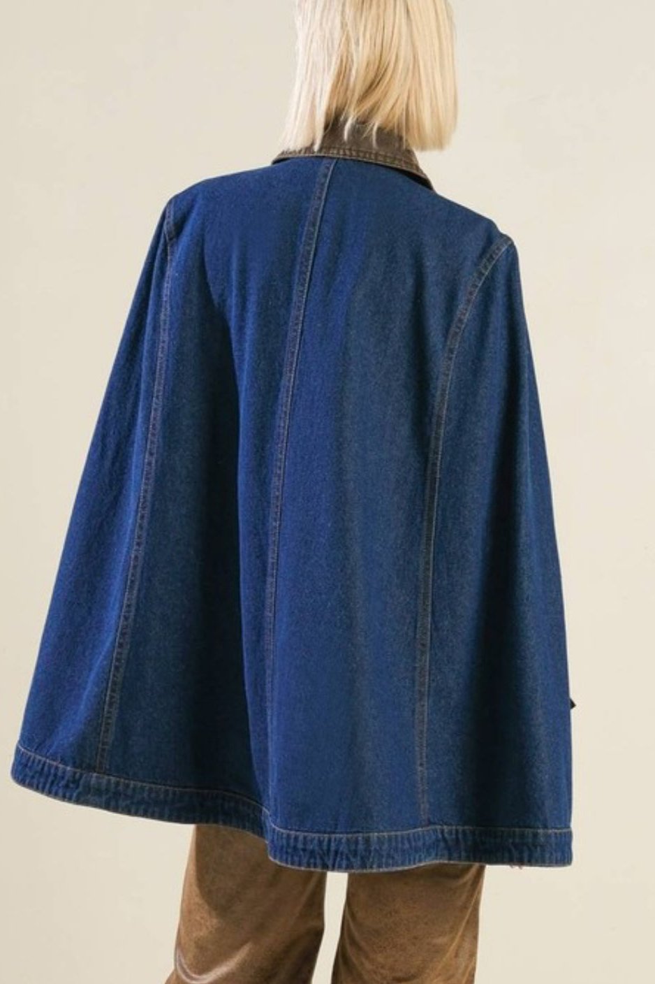 Phebe Denim Cape