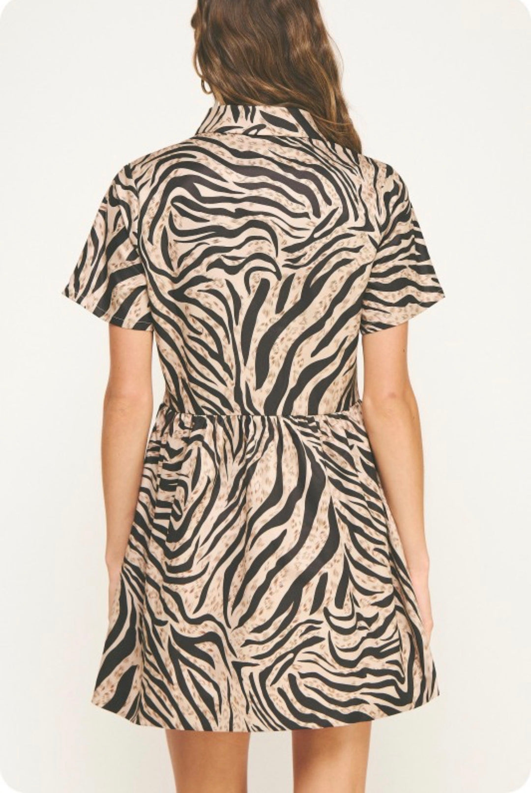 Elouise Zebra Dress