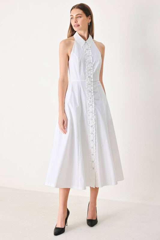 Garcella Poplin Midi Dress