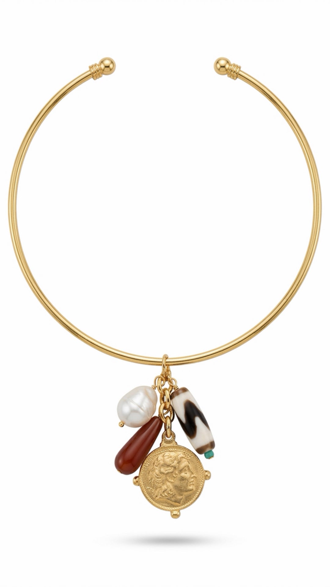 Knotty Coin Necklace