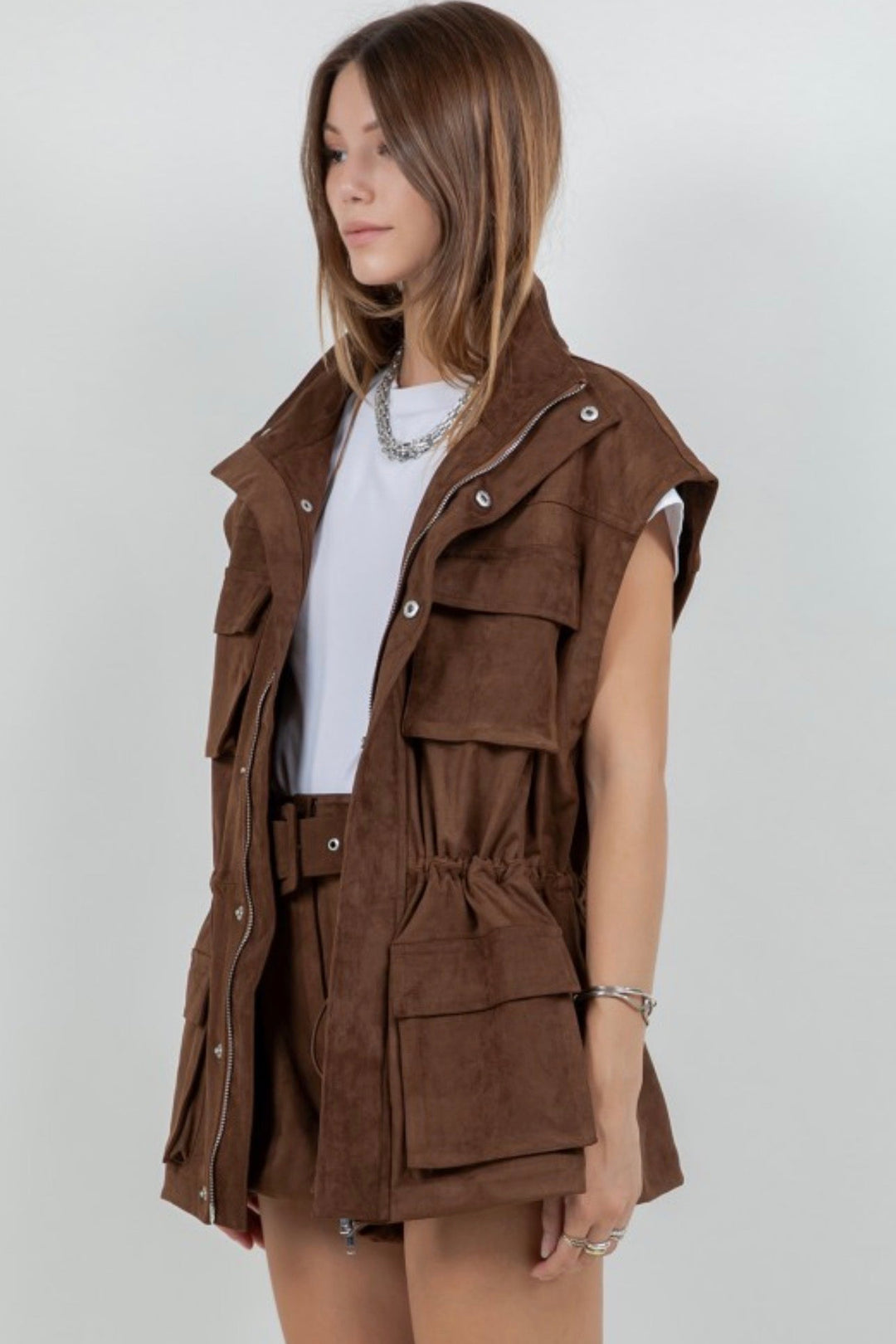 Sandalwood Suede Jacket