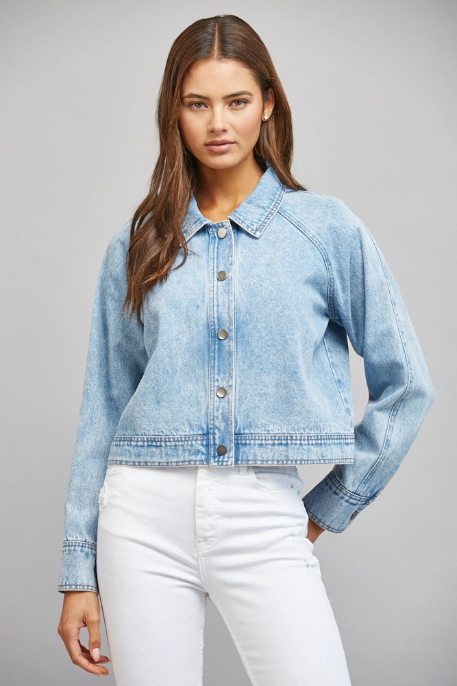 Denim Club Cropped Jacket