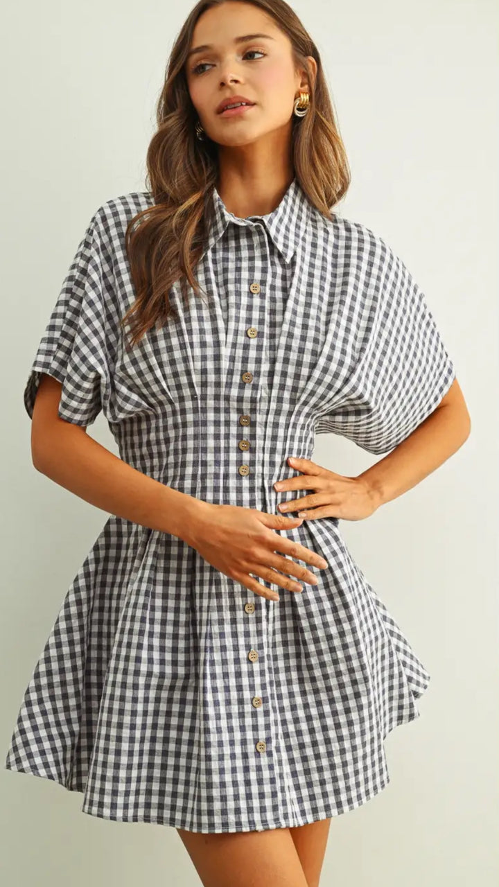 Sweet Energy Gingham Dress