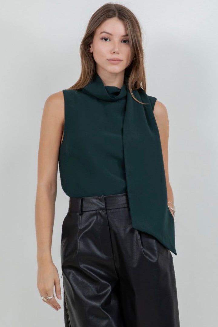 Marenne Wrap Around Scarf Top