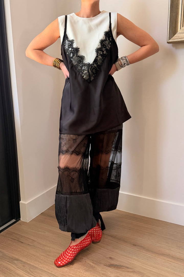 Alena Lace Overlay Dress