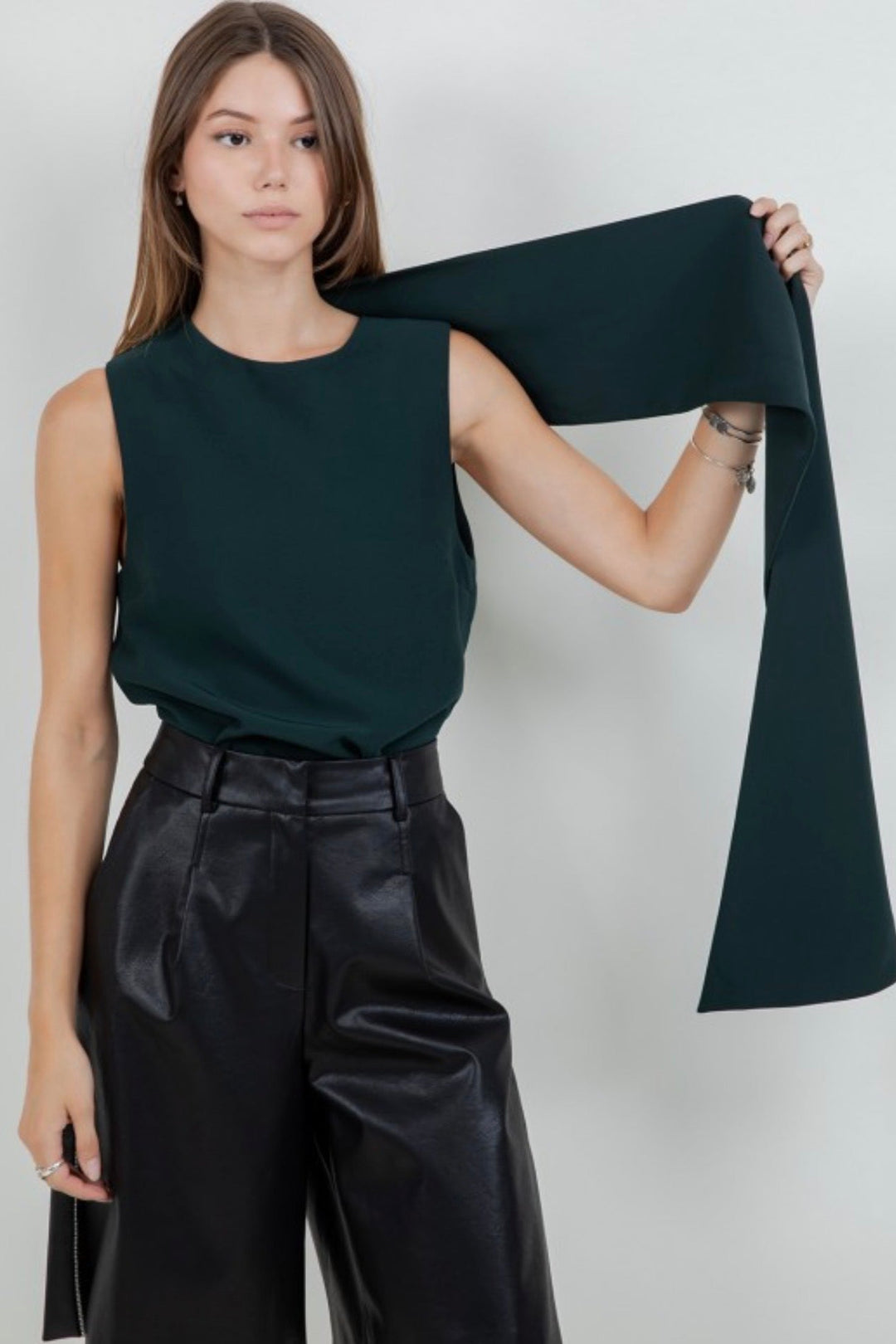 Marenne Wrap Around Scarf Top