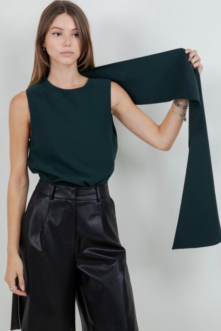 Marenne Wrap Around Scarf Top