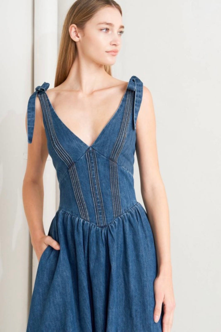 Evanora Denim Dress