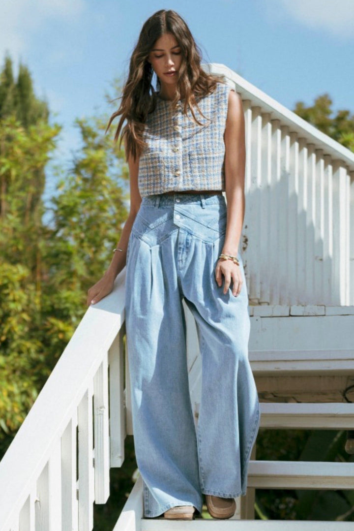 Bloomridge Pintuck Jeans