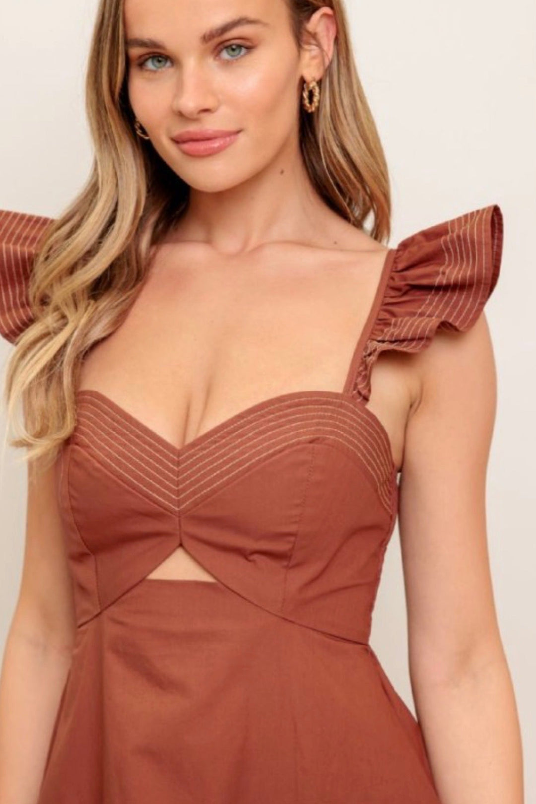 Steph Poplin Midi Dress
