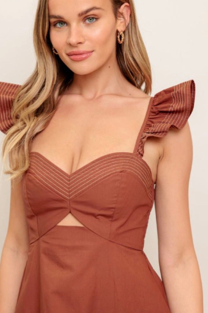 Steph Poplin Midi Dress