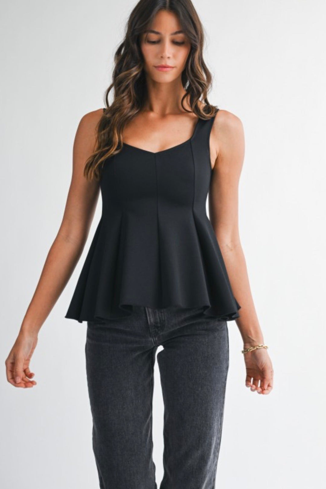 Sweetheart Peplum Top