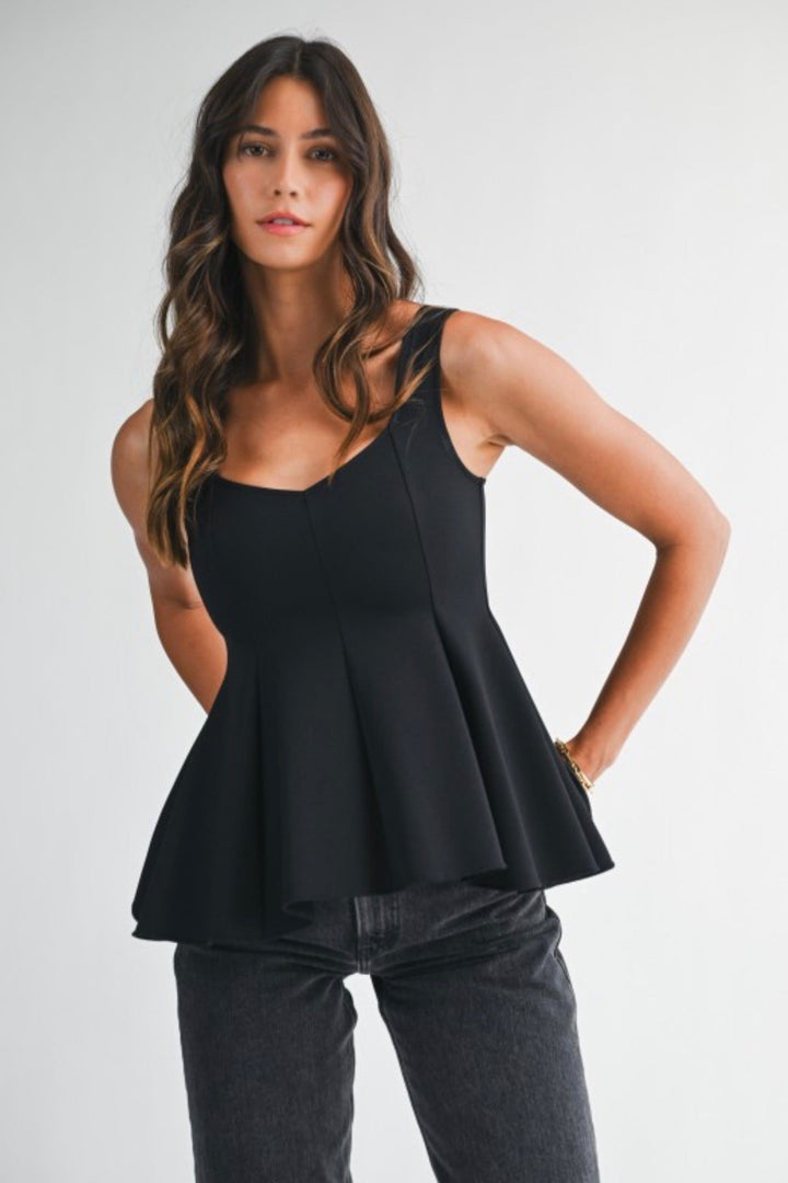 Sweetheart Peplum Top