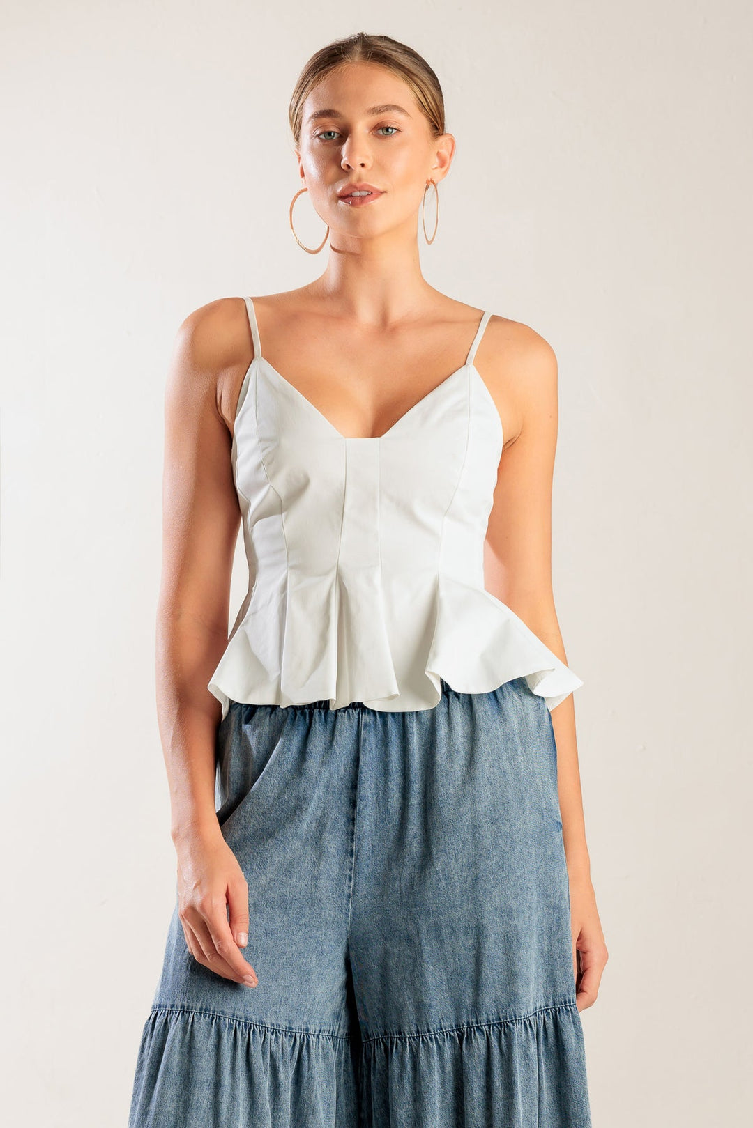 Playful Mood Peplum Top