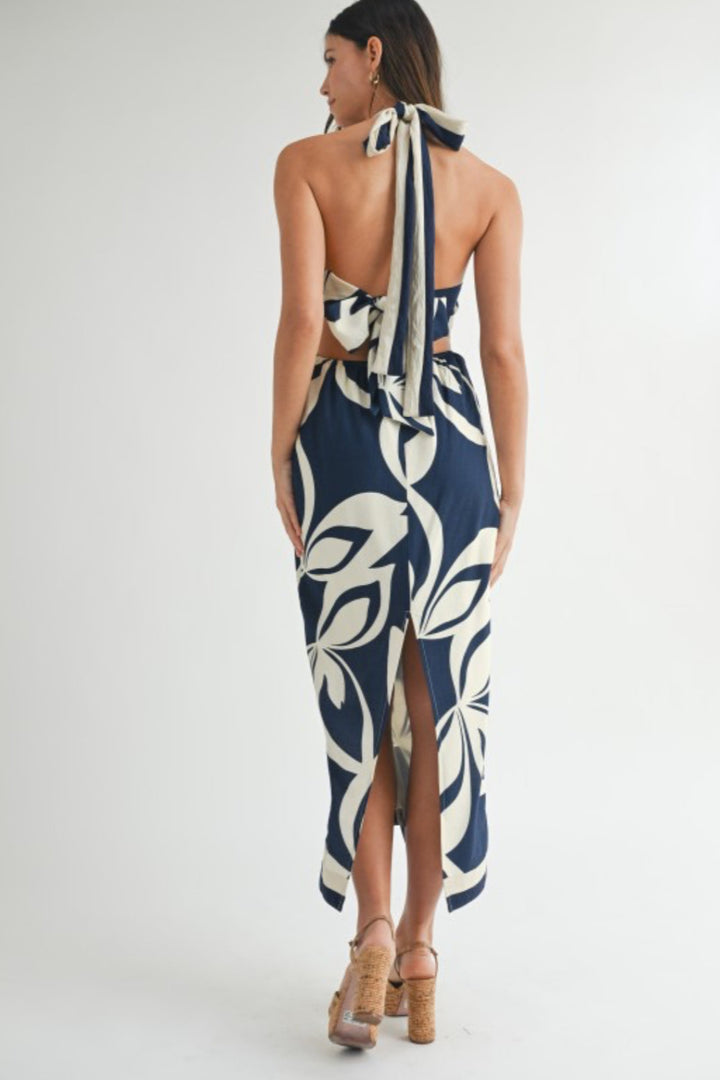 Narah Halter Neckline Midi Dress