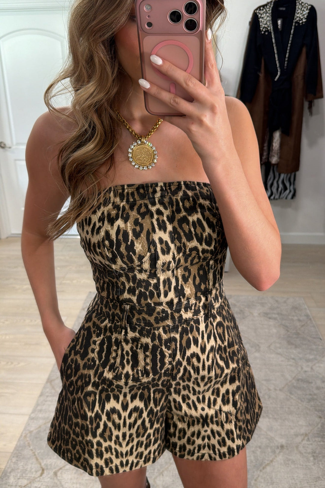 Day Out Leopard Romper