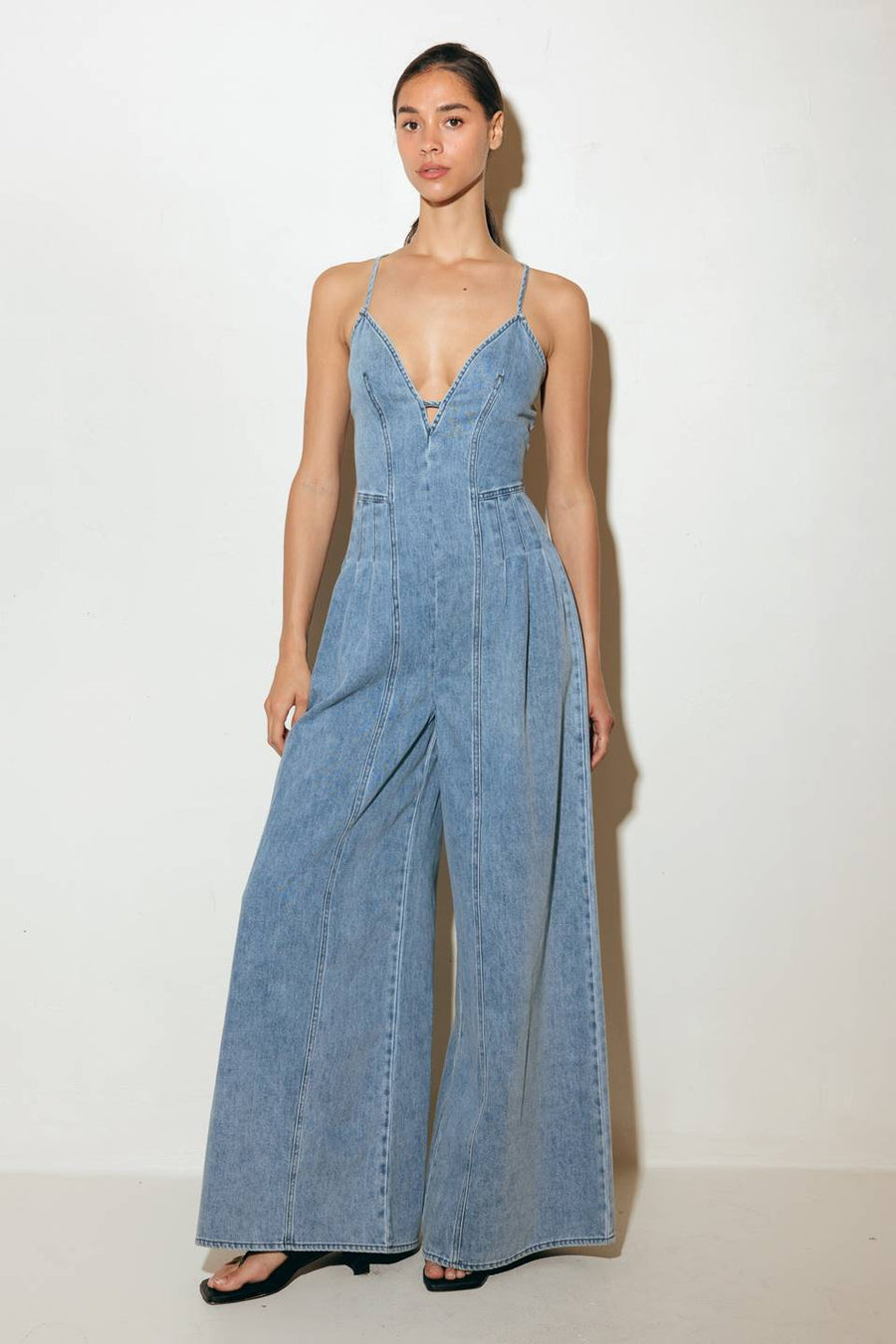 Abigail Denim Jumpsuit
