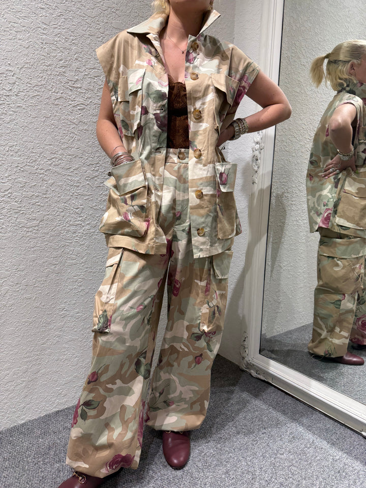Camo Vibe Vest Top