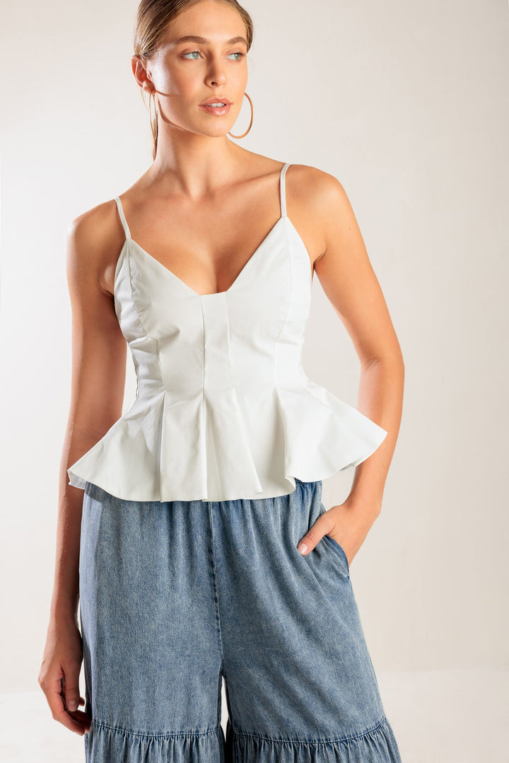 Playful Mood Peplum Top