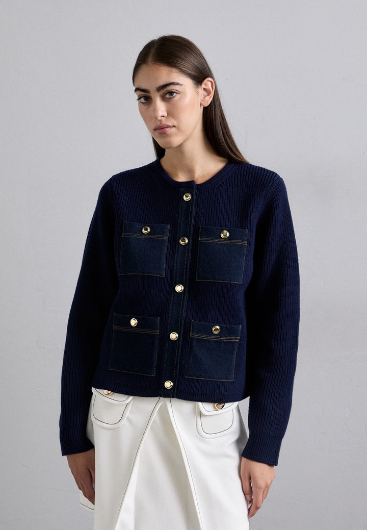 Icon Knitted Sweater Top