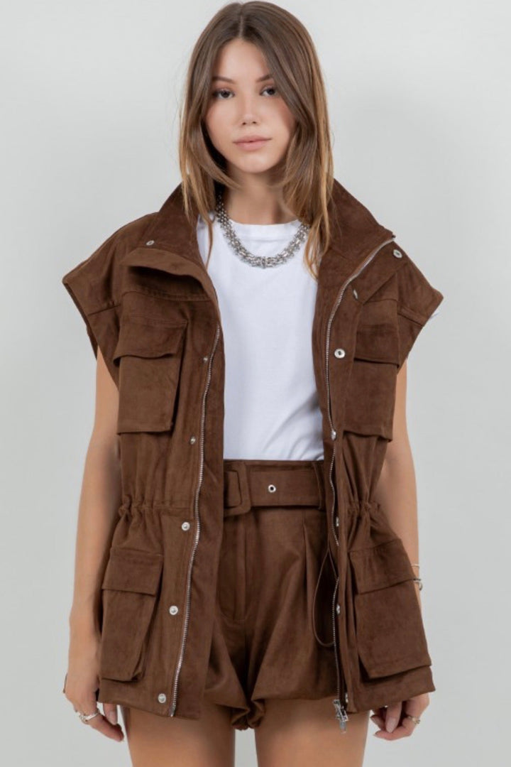 Sandalwood Suede Jacket