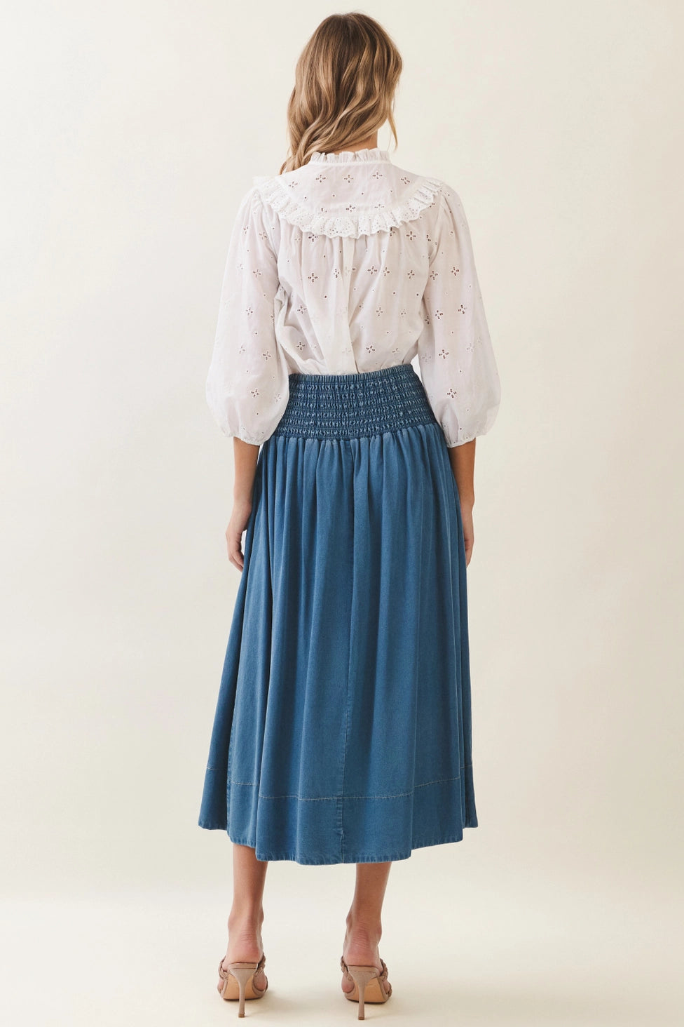 Season Calling Embroidered Skirt