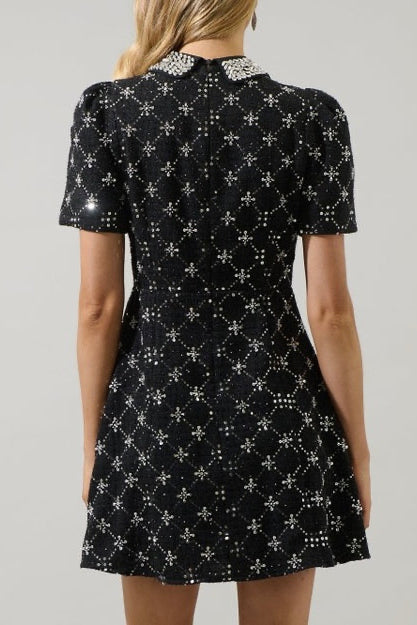 This is My Year Rhinestone Mini Dress