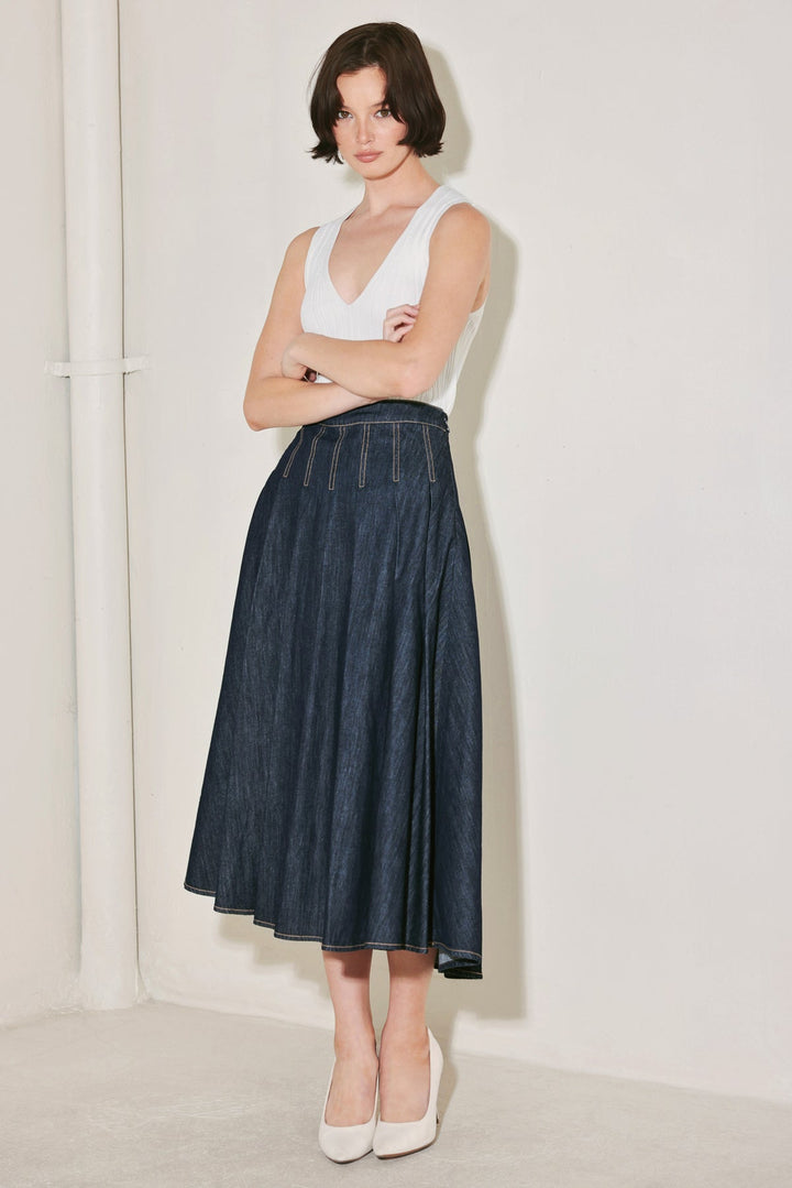 Azuki Denim Skirt