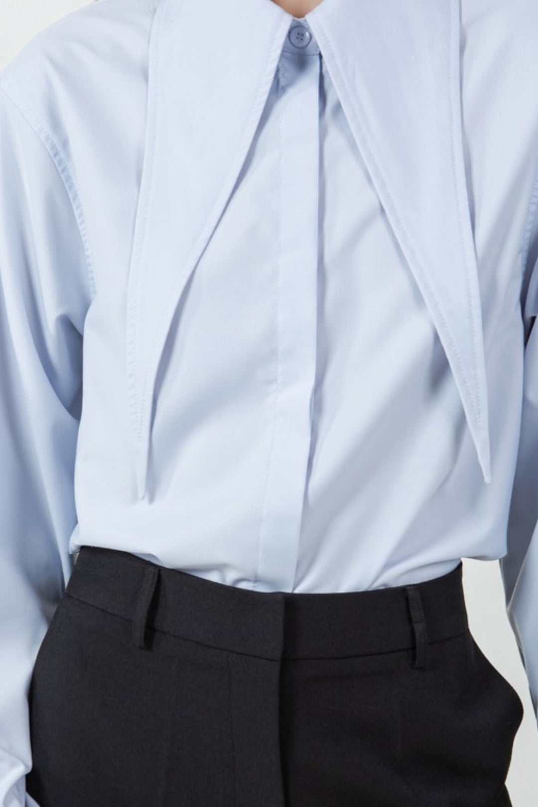 Fiorah Poplin Button Down Top