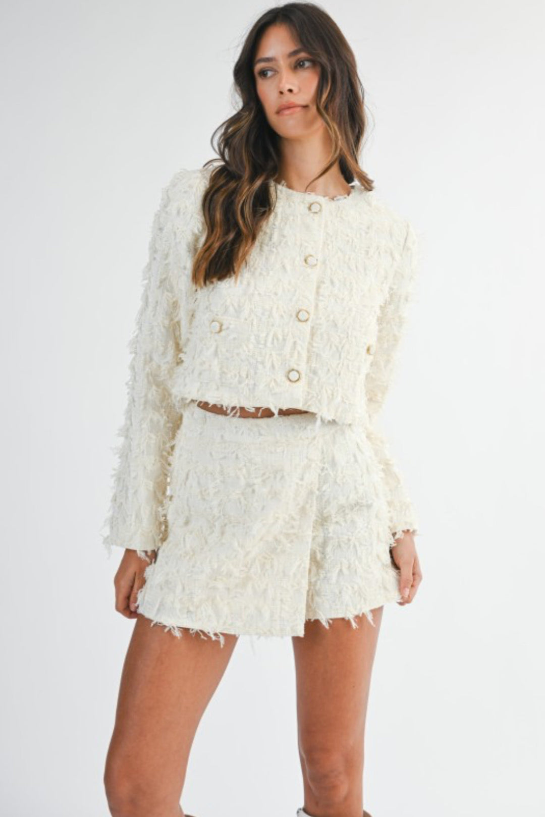 Jayne Textured Tweed Jacket
