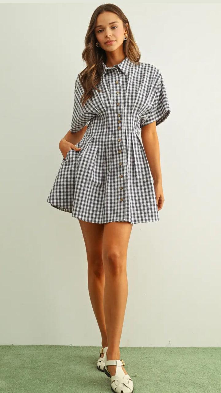 Sweet Energy Gingham Dress