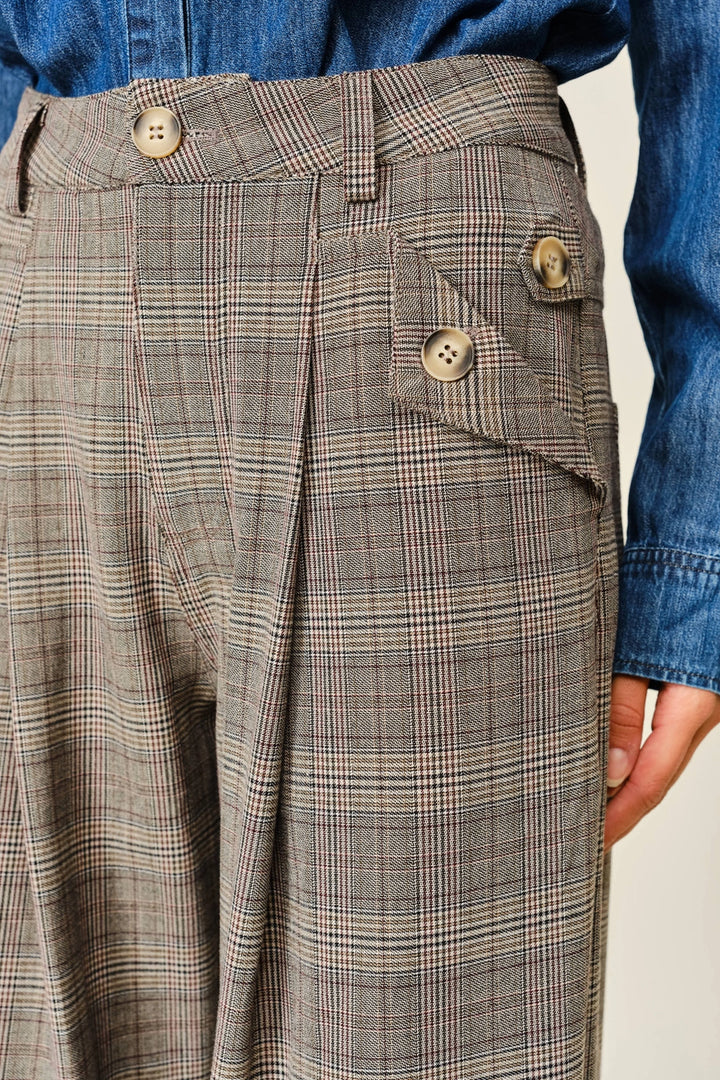 Moonlit Plaid Trousers