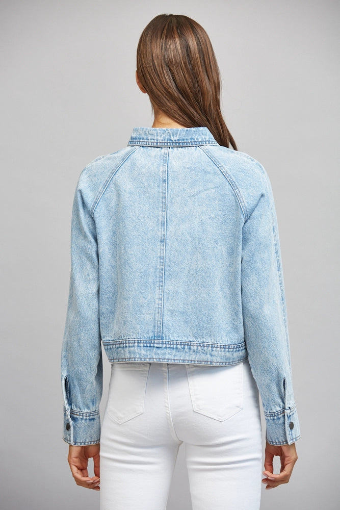 Denim Club Cropped Jacket