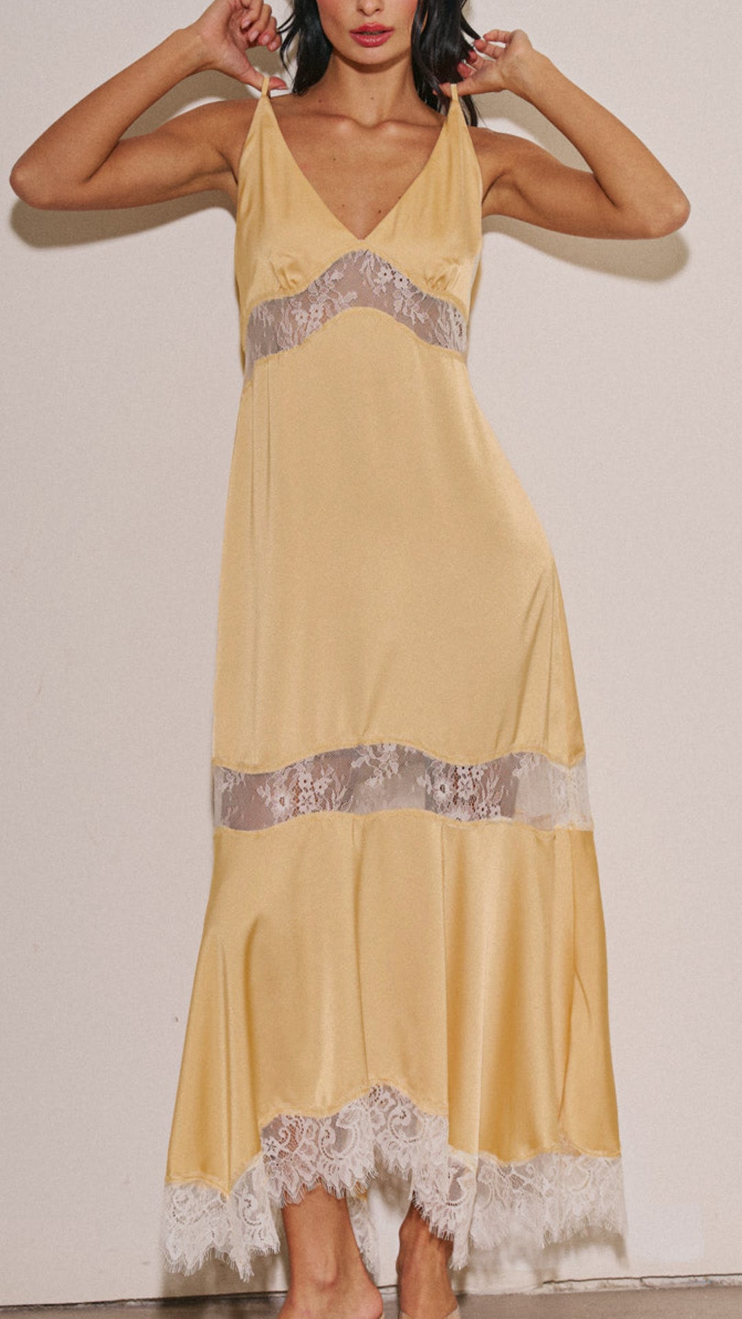 Morning Fig Lace Dress