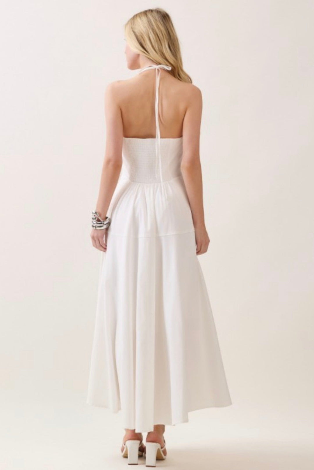 Nellie Halter Maxi Dress