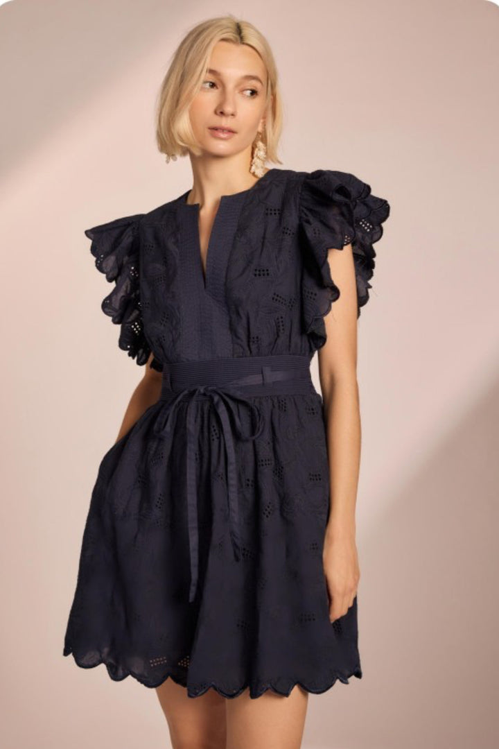 Cadee Scallop Mini Dress