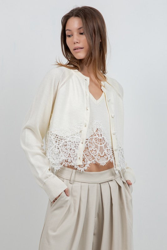 Mandy Lace Cardigan
