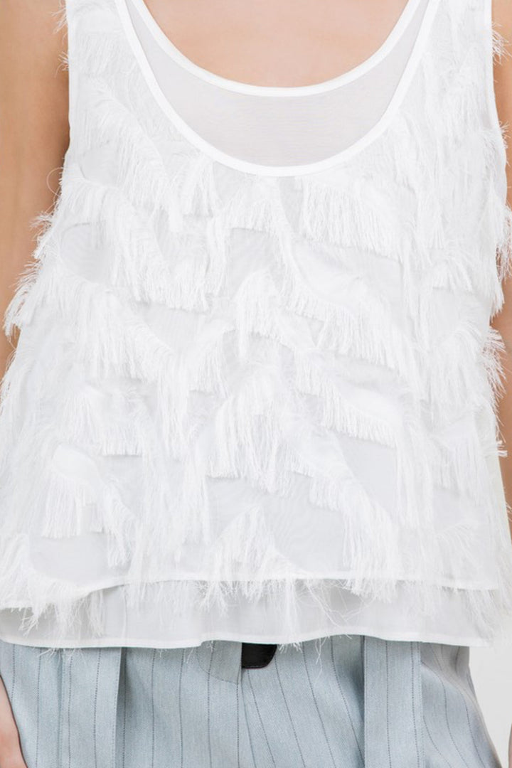 Chic Side Fringe Top
