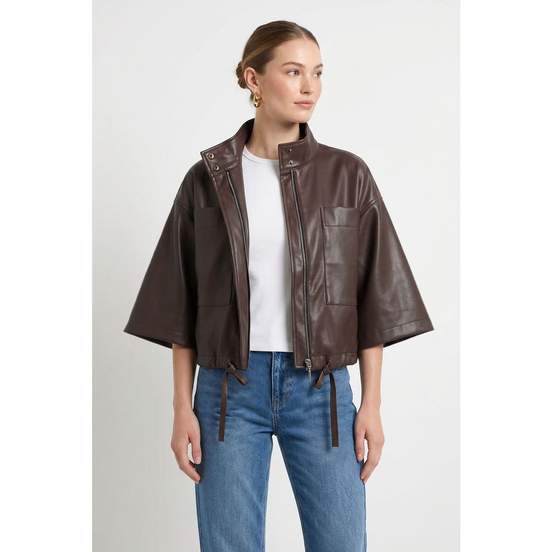 Teo Vegan Leather Jacket