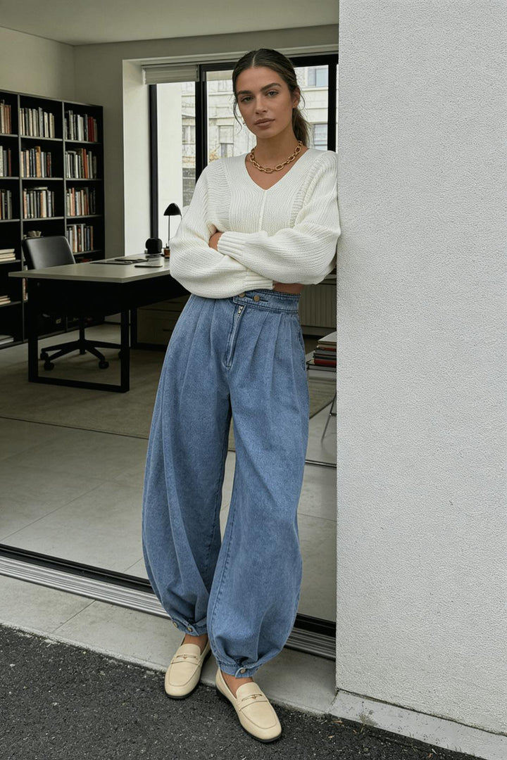 Paula Denim Balloon Bottoms