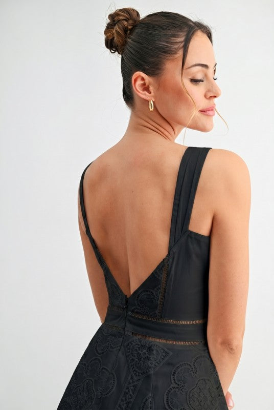 Melodine Lace Midi Dress