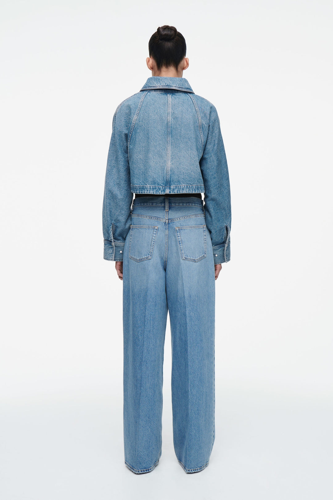 Denim Cape Top