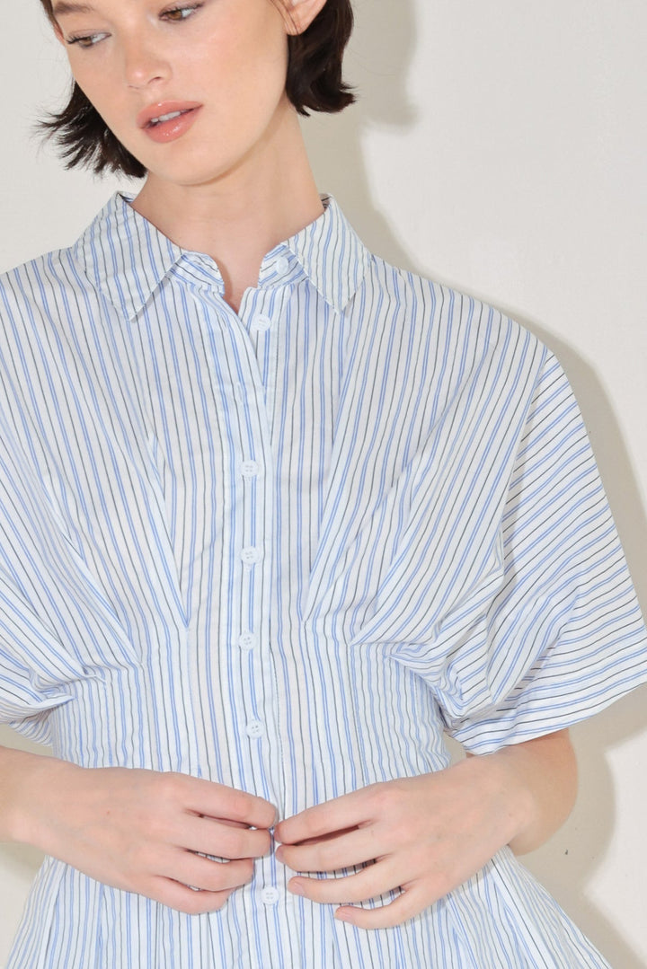 Line Up Poplin Top
