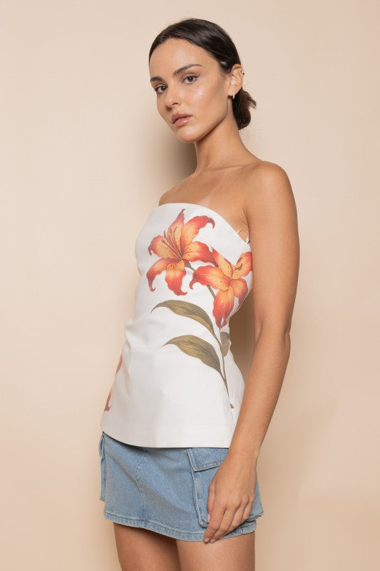 Landra Strapless Top