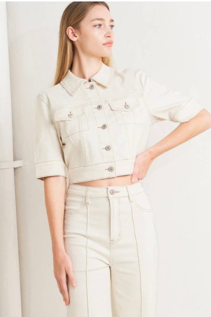 Wildflower Denim Top