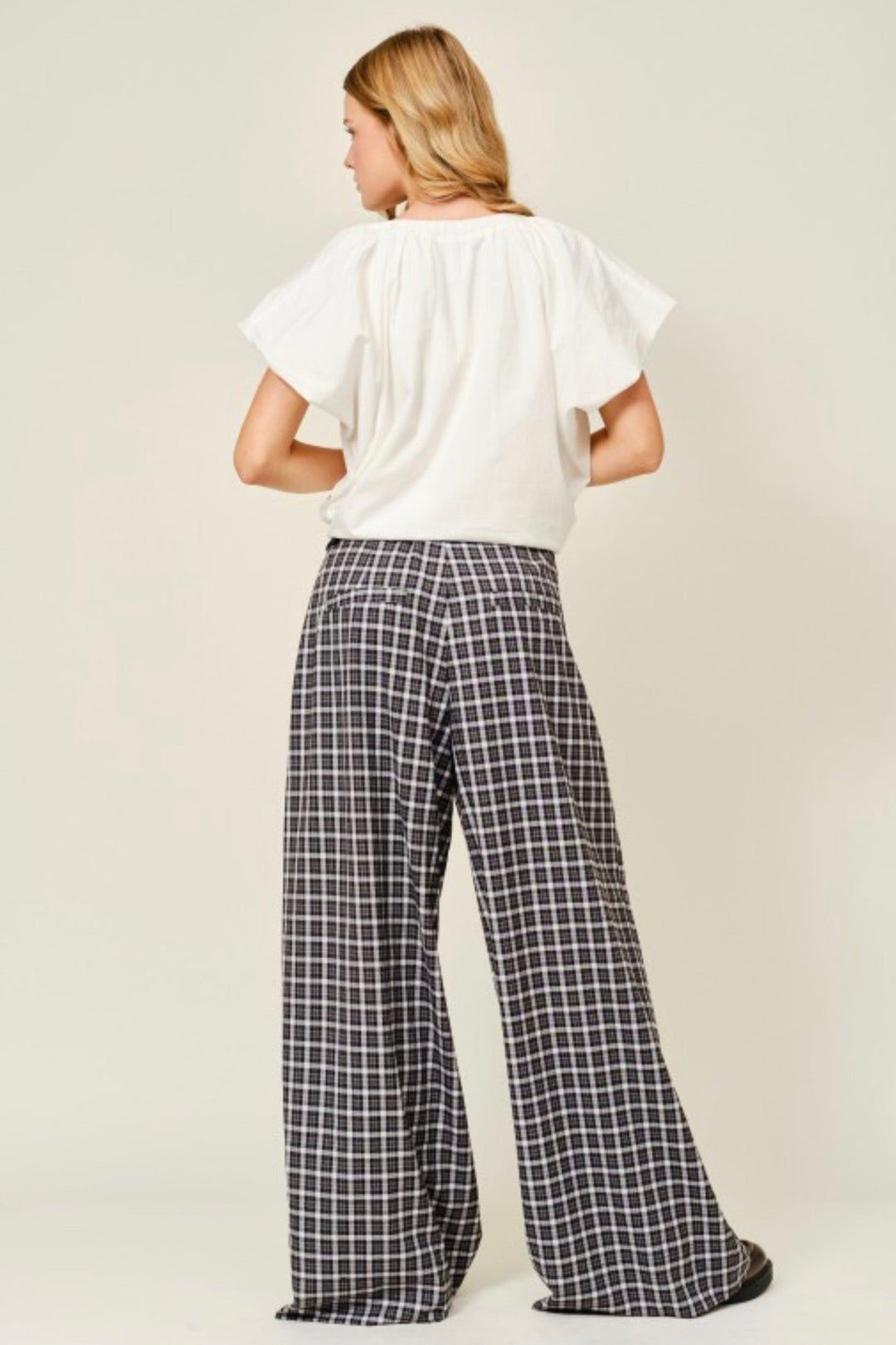 Salima Plaid Bottoms