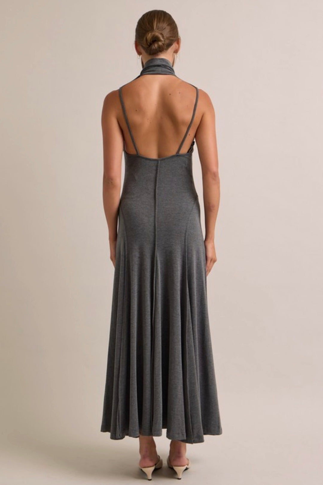 Senia Mockneck Maxi Dress