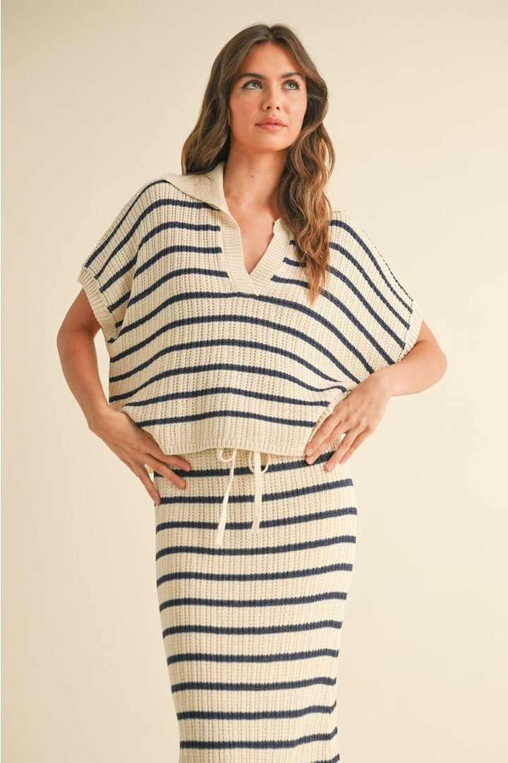 Lillie Stripe Pattern Top
