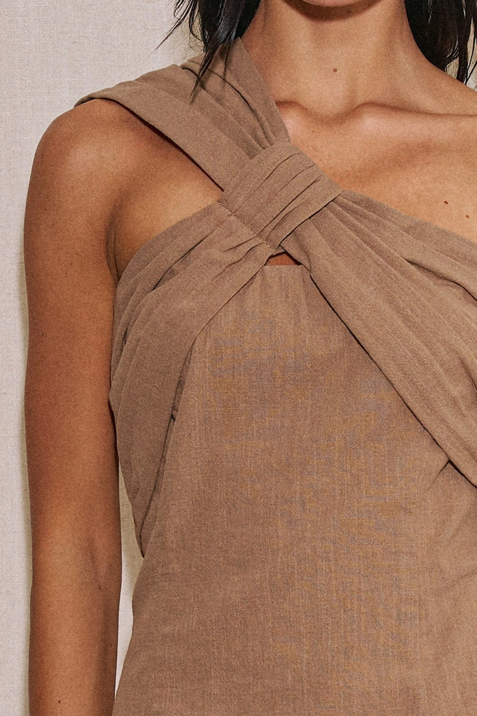 Ninth Tide Linen Mini Dress